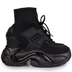 ANTHONY WANG JUPITER 08 Kairo-X Black Platform Sneakers